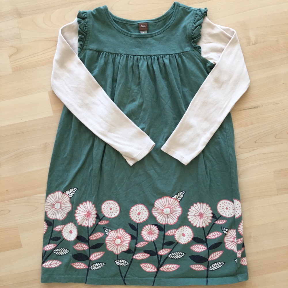 Tea Long Sleeve Dress Sz 10